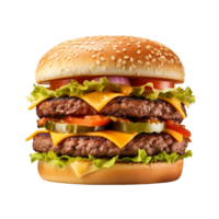 ost burger isolerat på transparent bakgrund png