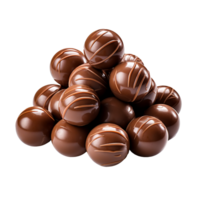 Chocolate candy isolated on transparent background png