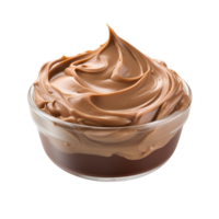Chocolate butter isolated on transparent background png