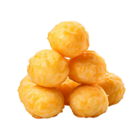 Cheese puffs isolated on transparent background png