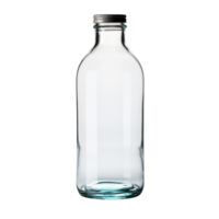klar glas flaska isolerat på transparent bakgrund png