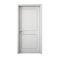 Closed door isolated on transparent background png