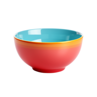 Colorful mixing bowl isolated on transparent background png