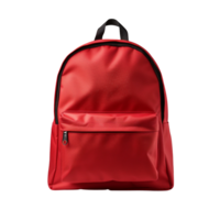 Classic school backpack isolated on transparent background png