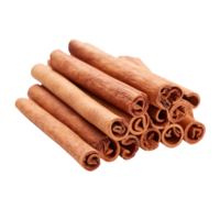 Cinnamon sticks isolated on transparent background png