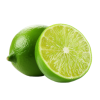 Citrus lime fruit isolated on transparent background png