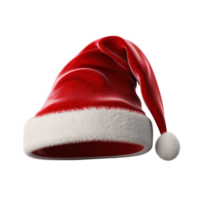 Kerstmis de kerstman claus hoed geïsoleerd Aan transparant achtergrond png