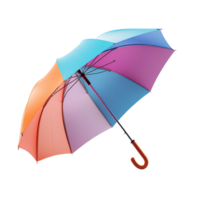 Colorful umbrella isolated on transparent background png