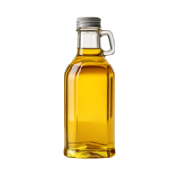 Cooking oil in a plastic bottle isolated on transparent background png