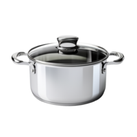 Copped pan with lid isolated on transparent background png