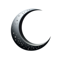 Crescent Moon isolated on transparent background png