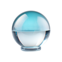 kristall boll isolerat på transparent bakgrund png