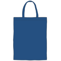 marine blauw tote zak mockup illustratie png