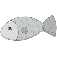 morto peixe ilustração png