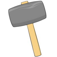 marteau maillet dessin animé illustration png