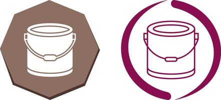 Paint Bucket Icon Design vector