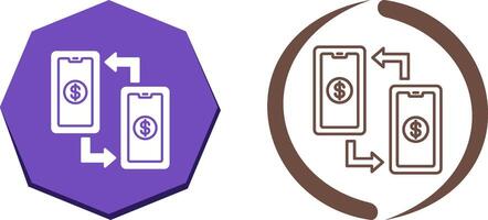 Transaction Icon Design vector