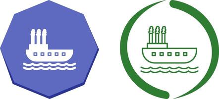 Steamboat Icon Design vector