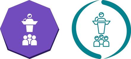 Seminar Icon Design vector
