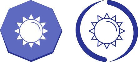 Sun Icon Design vector