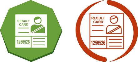 Candidate Results Icon Design vector