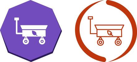 Garden Cart Icon Design vector