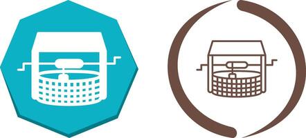 Water Well Icon Design vector
