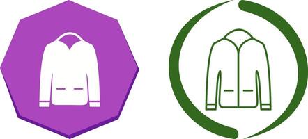 Men's Jacket Icon Design vector