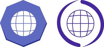 Globe Icon Design vector