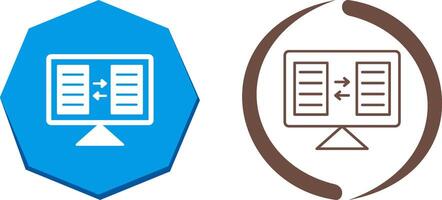 File Sharing Icon Design vector