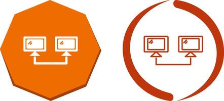 Connected Systems Icon Design vector