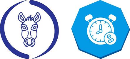 Hippo Icon Design vector