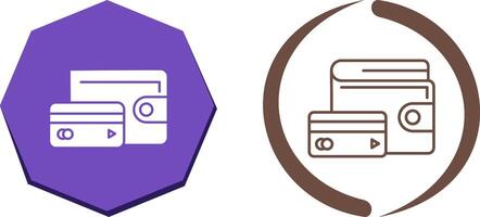 Wallet Icon Design vector