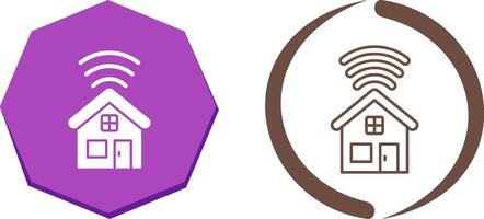 Smart House Icon Design vector