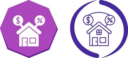 Mortgage Icon Design vector