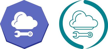 Cloud Computing Icon Design vector