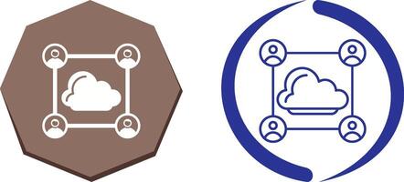 Network Icon Design vector
