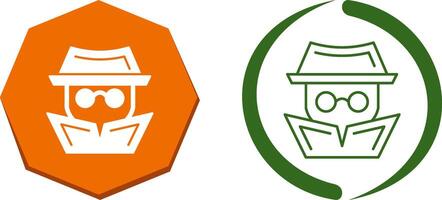 Hacker Icon Design vector