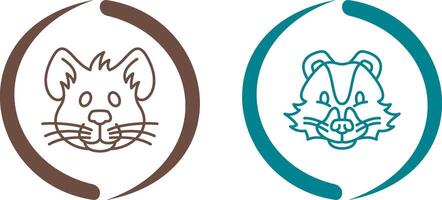 Ferret Icon Design vector