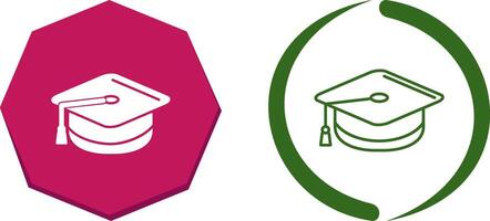 Mortarboard Icon Design vector