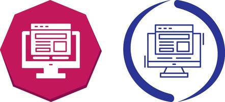 Adaptive Layout Icon Design vector