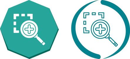 Zoom In Icon Design vector