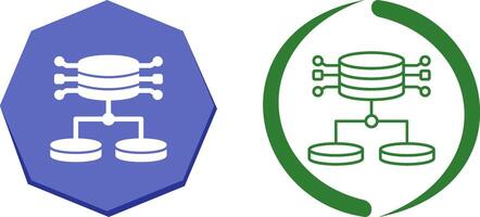 Structured Data Icon Design vector
