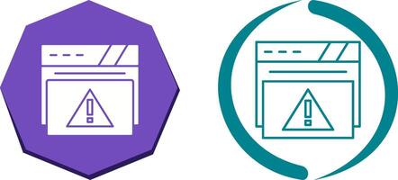 Alert Icon Design vector