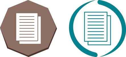 Document Icon Design vector