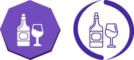 vino icono diseño vector