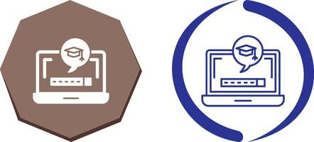 Digital Learning Icon Design vector