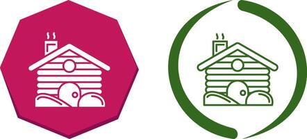 Cabin Icon Design vector