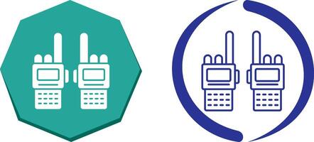 Walkie Talkie Icon Design vector