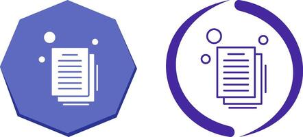Document Icon Design vector